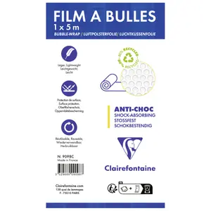 Rolka folii bąbelkowej pochodzącej w 80% z recyklingu Clairefontaine image-1