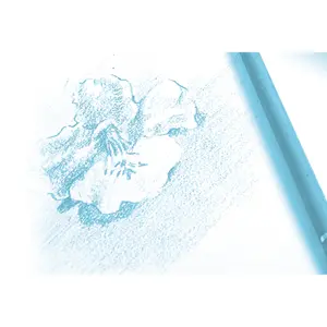 Pack of 125 sheets of textured drawing paper Clairefontaine image-1