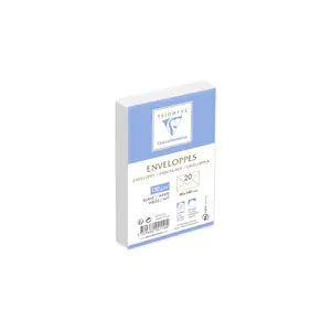 Doppelter gummierter Visitenumschlag Clairefontaine (x20) image-1