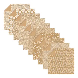Pakke med 60 blade Clairefontaine Kraft floral image-2