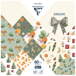 Bustina da 60 fogli Clairefontaine Noël vitaminé image-1