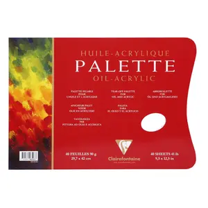 Paleta matowa olejowa 40 arkuszy Clairefontaine A3 image-0