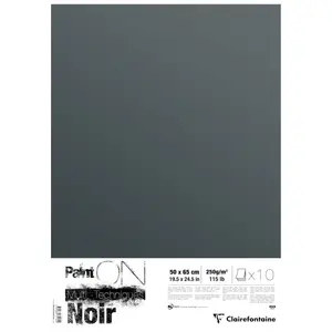 Zestaw papieru 10 kartek Clairefontaine Paint'On 250g image-0