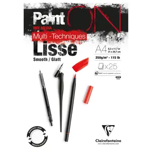 Carta da parati liscia 25 fogli Clairefontaine A4 image-0