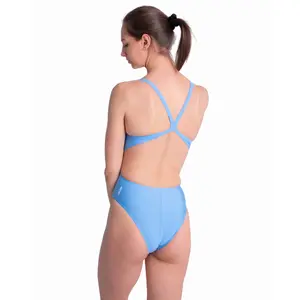 Women's Double Layer One-Piece Swimsuit Clap image-2