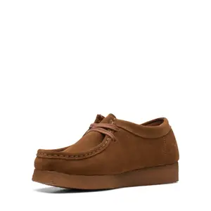Women's Suede Boat Shoes Clarks Wallabee image-3
