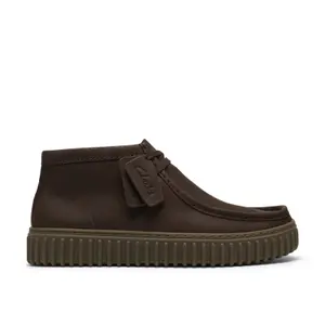 Leather boots Clarks Torhill Hi