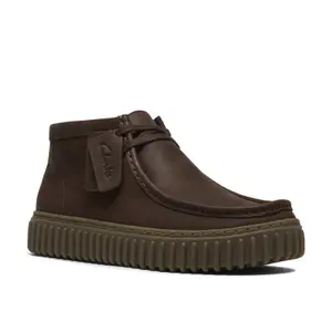 Leather boots Clarks Torhill Hi image-1