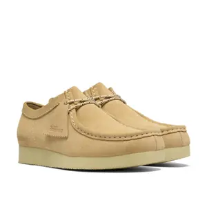 Suede boat shoes Clarks Wallabee Lite image-2