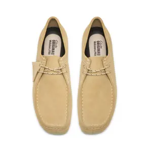 Suede boat shoes Clarks Wallabee Lite image-4