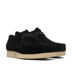 Suede boat shoes Clarks Wallabee Lite image-2