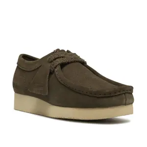 Women's Suede Boat Shoes Clarks Wallabee Lite image-1