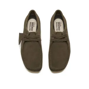 Women's Suede Boat Shoes Clarks Wallabee Lite image-3