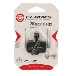 Ett par organiska bromsbelägg Clarks Cycle Systems Elixir Sram Xx-X0 Db image-1