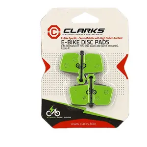 De plaquettes de frein semi metallique Clarks Cycle Systems E Bike Vae 2011 2014 (x4) image-1