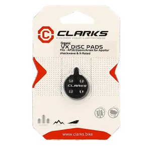 Paire de plaquettes de frein organique Clarks Cycle Systems Zoom image-1