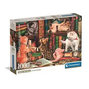 1000-piece puzzle Clementoni Curious Whiskers