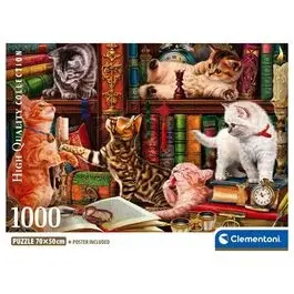 1000-piece puzzle Clementoni Curious Whiskers image-2