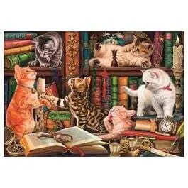 1000-piece puzzle Clementoni Curious Whiskers image-3