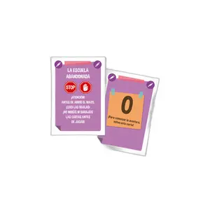 Card games Clementoni Spanish Escape Game The Abandoned School Board image-1