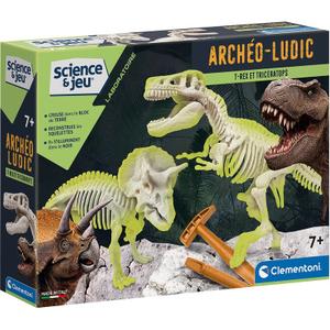 Educational games Clementoni Archeo Ludic T-Rex Triceratops