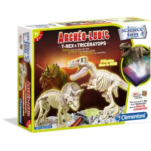 Educational games Clementoni Archeo Ludic T-Rex Triceratops image-1