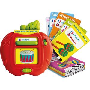 My first 100 bilingual word card game Clementoni