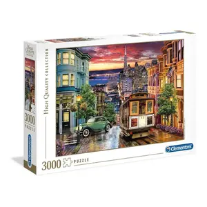 3000-piece puzzles calle de san francisco collection Clementoni image-0