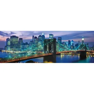 1000 piece panorama bridge puzzle Clementoni Panorama Brooklyn image-1