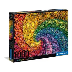 1000-piece colorboom spiral puzzles Clementoni image-0