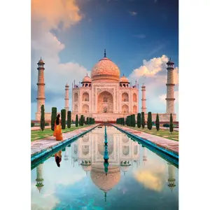 Puzzles 1500 pieces taj mahal collection. india Clementoni image-1