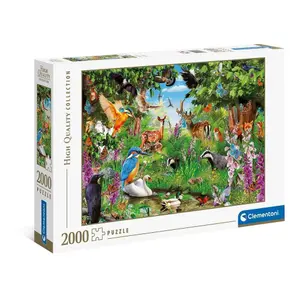 2000 pieces puzzle fantasy forest Clementoni image-0