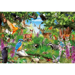 2000 pieces puzzle fantasy forest Clementoni image-1
