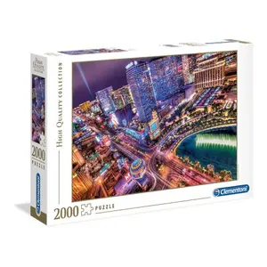 2000-piece puzzles las vegas collection view Clementoni image-1