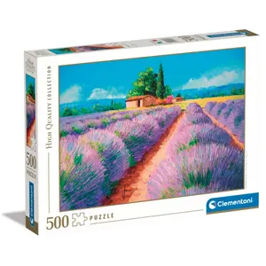 Puzzle de 500 piezas Clementoni Campo Lavanda