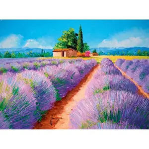 Puzzle de 500 piezas Clementoni Campo Lavanda image-1