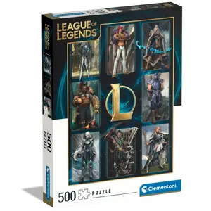 500 piece puzzle Clementoni League of Legends image-0
