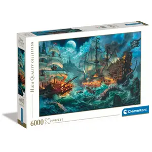 Puzzle da 6000 pezzi Clementoni Barco Bataille image-1