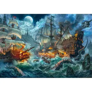 Puzzle da 6000 pezzi Clementoni Barco Bataille