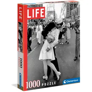 1000 pieces puzzle life the kiss Clementoni image-0