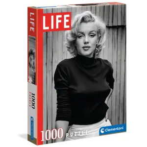 1000-piece puzzle Clementoni Life Marilyn Monroe image-0