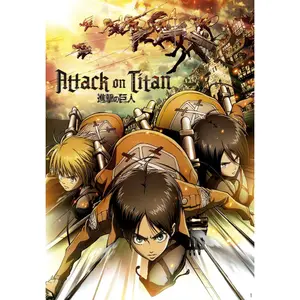 1000-piece puzzle anime colection attack on titans Clementoni image-0