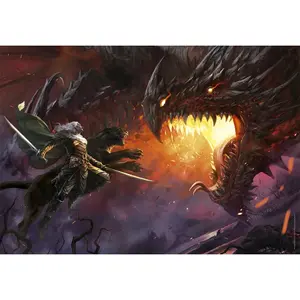 1000-piece dungeons and dragons puzzle Clementoni image-1