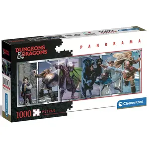 1000-piece panorama puzzle dungeons and dragons Clementoni image-0