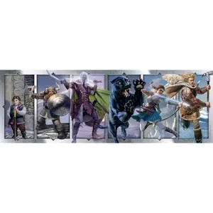 1000-piece panorama puzzle dungeons and dragons Clementoni image-1