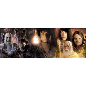 1000-piece Lord of the Rings panorama puzzle Clementoni image-1
