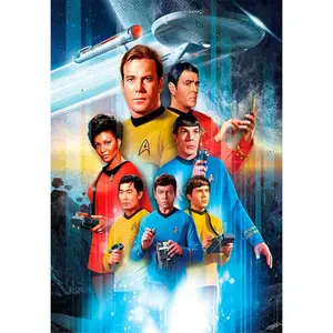 500-piece star trek puzzle Clementoni image-1