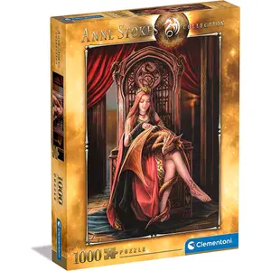 1000 piece puzzle anne stokes. friends forever Clementoni image-0