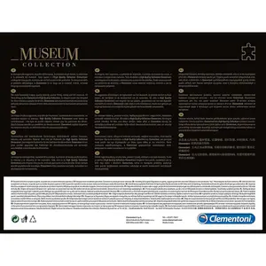 1000 piece puzzle hokusai museum. the great wave Clementoni image-2