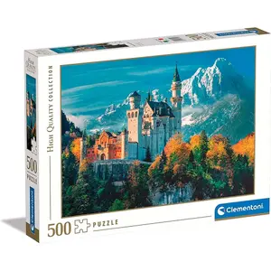 Neuschwanstein Castle 500-piece puzzle collection Clementoni image-0